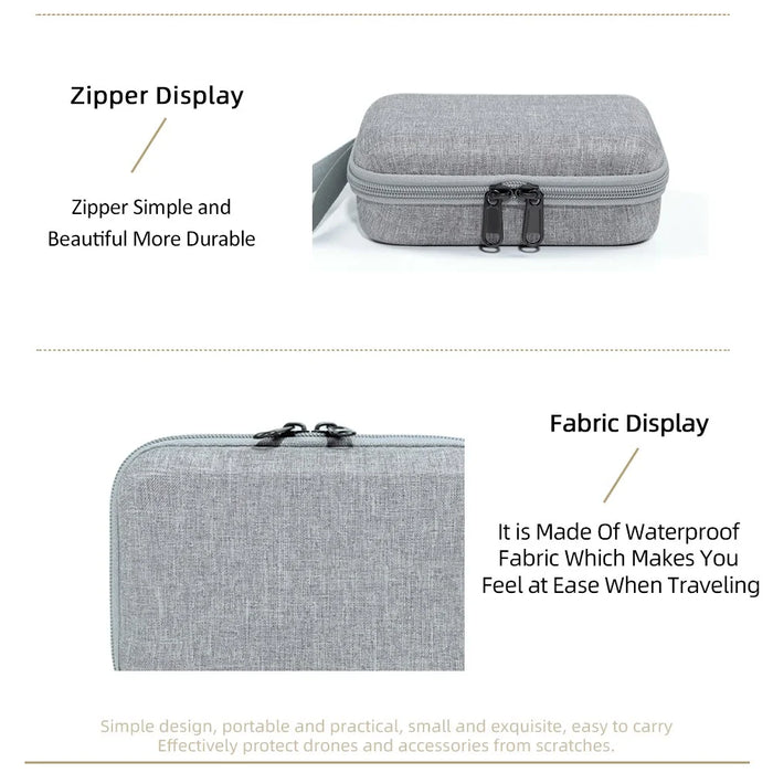 For DJI Osmo 360 Camera Storage Bag Hard EVA Portable Carrying Case - Grey - 7