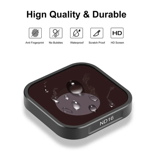 PULUZ PU921 ND16 Filter for GoPro HERO11 Black  /  HERO11 Black Mini  /  HERO10 Black  /  HERO9 Black Optical Glass Camera Lens Filter - 2