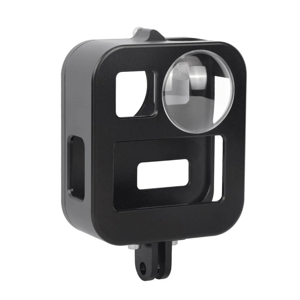 PULUZ PU439B For GoPro MAX Action Camera Housing Shell Anti Scratch Metal Protective Cage with Lens Cap - 2