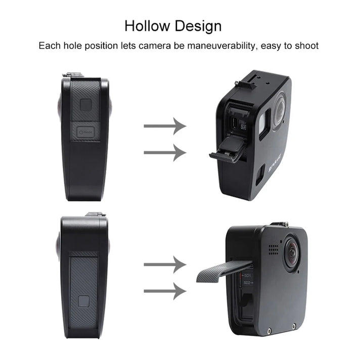 PULUZ PU442B For GoPro Fusion Aluminum Alloy Cage Scratch Resistant Action Camera Protective Case - 5