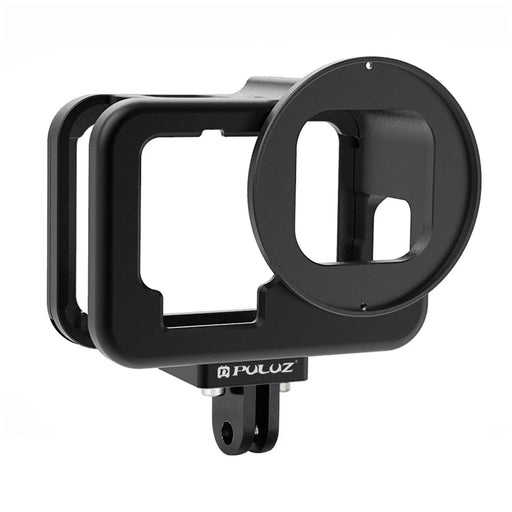 PULUZ PU509B For GoPro HERO11 Black  /  HERO10 Black  /  HERO9 Black Metal Protective Cage with Insurance Frame and 52mm UV Lens - 2