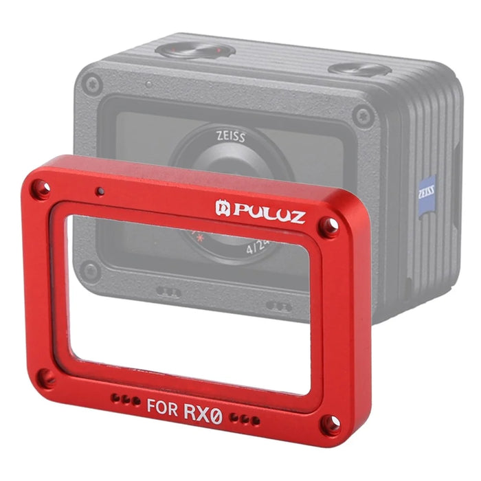 PULUZ PU318 For Sony RX0 / RX0 II Camera Tempered Glass Lens Protector with Screws and Screwdriver - Red - 1