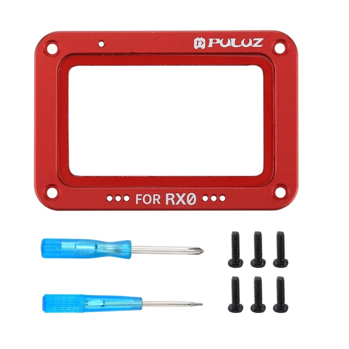 PULUZ PU318 For Sony RX0 / RX0 II Camera Tempered Glass Lens Protector with Screws and Screwdriver - Red - 6