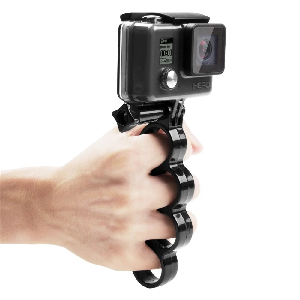 PULUZ PU173 For GoPro Hero / DJI Osmo Action Camera Ergonomic Design Finger Ring Grip Handle - 4