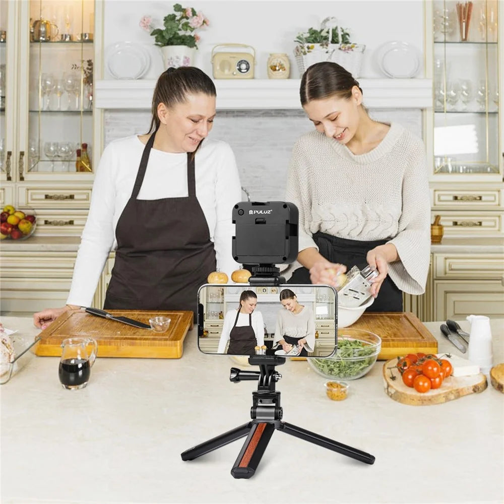 PULUZ PU308 For GoPro Hero / Yi / Sargo Action Camera Selfie Stick Phone Mount Clamp - 6