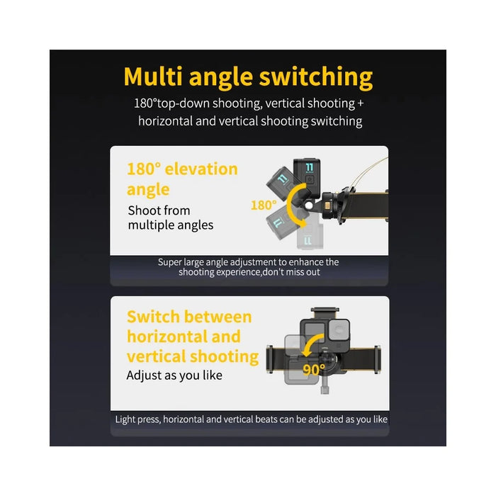 PULUZ PU1050B Magnetic Quick Release Head Strap for Action Camera POV Hands Free Shooting - 5