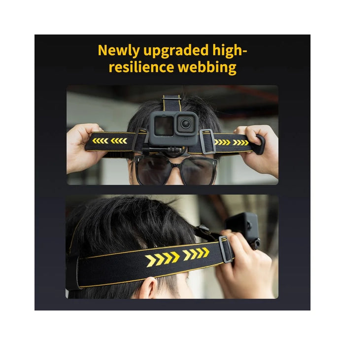 PULUZ PU1050B Magnetic Quick Release Head Strap for Action Camera POV Hands Free Shooting - 6