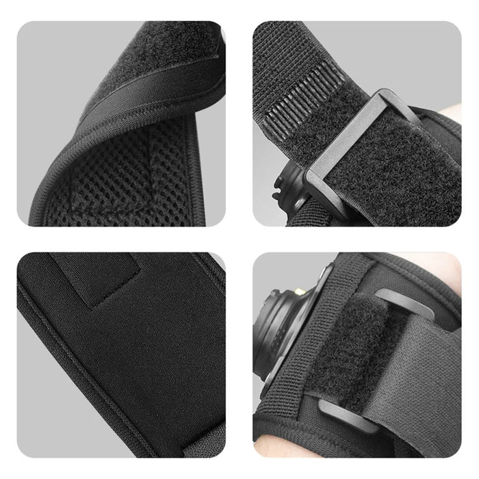 PULUZ PU1054B Magnetic Quick Release Wrist Strap Mount for GoPro / Insta360 / DJI Action Camera Hands Free POV Shooting - 7