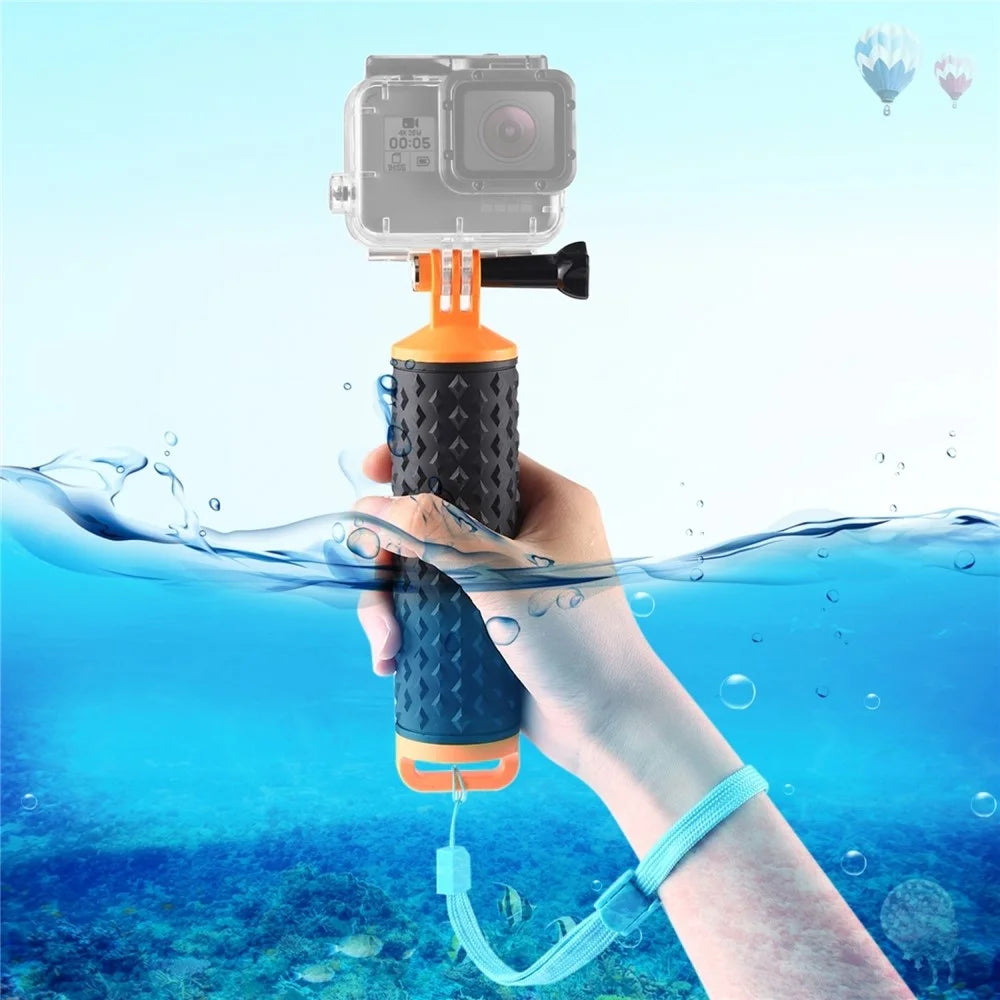 PULUZ PU329 For GoPro Hero Series / Insta360 One R / DJI Osmo Action Camera Buoyancy Rod Selfie Stick Waterproof Hand Grip - 3