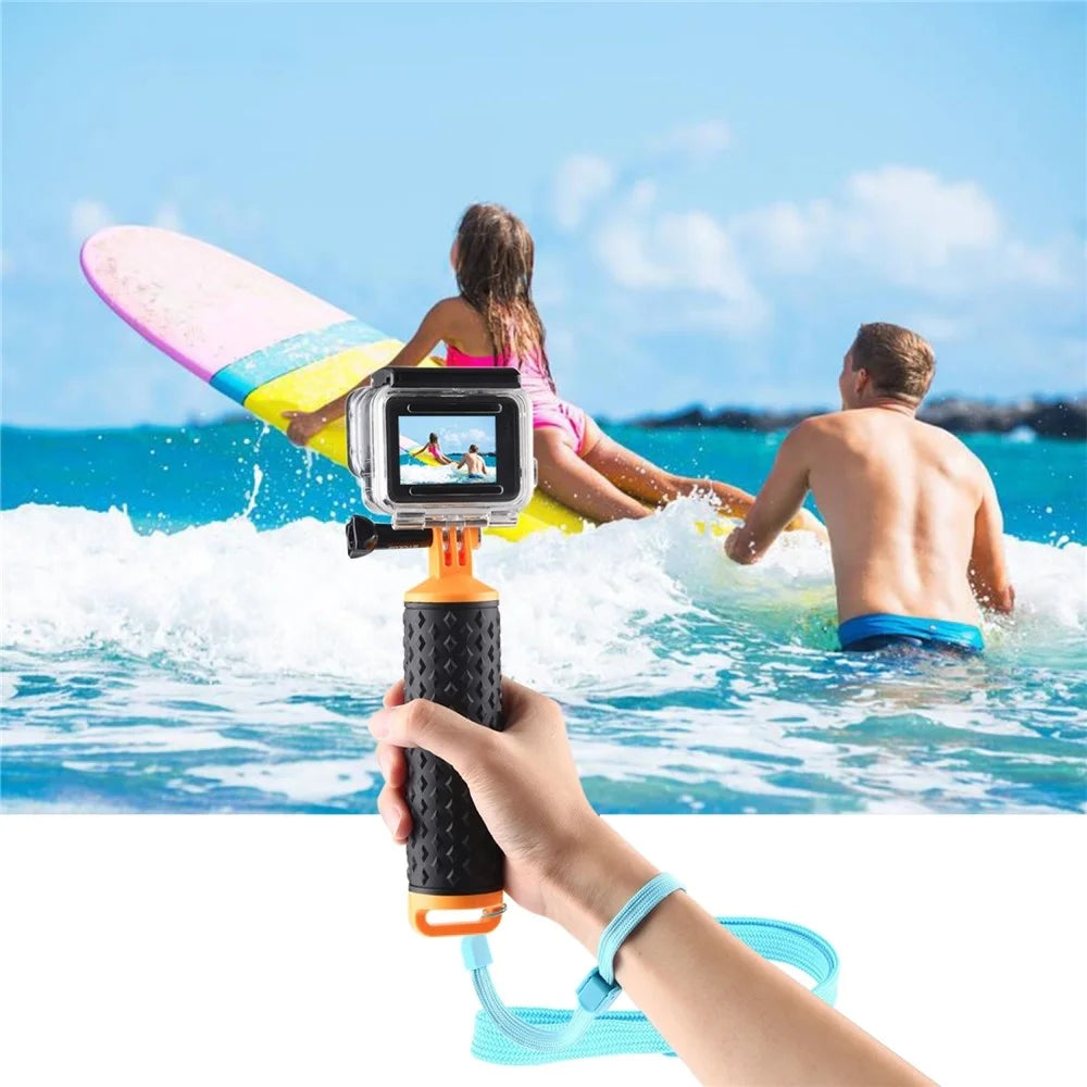 PULUZ PU329 For GoPro Hero Series / Insta360 One R / DJI Osmo Action Camera Buoyancy Rod Selfie Stick Waterproof Hand Grip - 5
