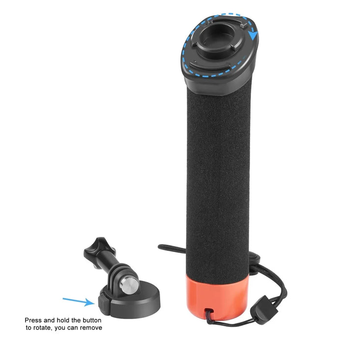 PULUZ PU561E Floating Handle for GoPro Hero Series / Insta360 One R / DJI Osmo Action Camera Buoyancy Rod - 4