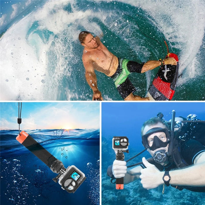 PULUZ PU561E Floating Handle for GoPro Hero Series / Insta360 One R / DJI Osmo Action Camera Buoyancy Rod - 6