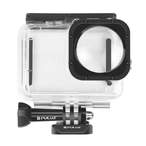 PULUZ PU559 For GoPro HERO11 Black / 10 Black / 9 Black Waterproof Case Max Lens Mod 40m Underwater Housing with Mount Base - 1
