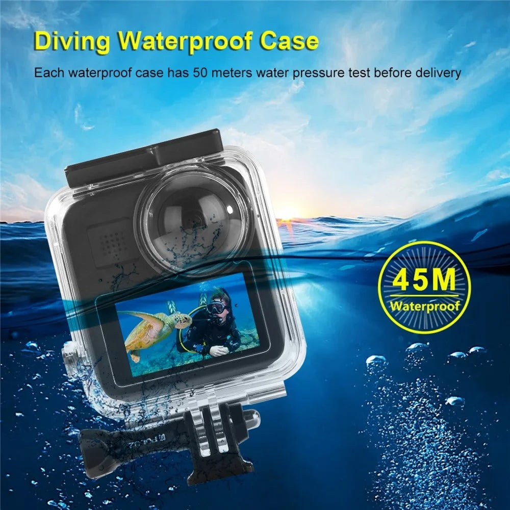 PULUZ PU466 For GoPro MAX Waterproof Case Panoramic Action Camera Protective Shell 45M Underwater - 5