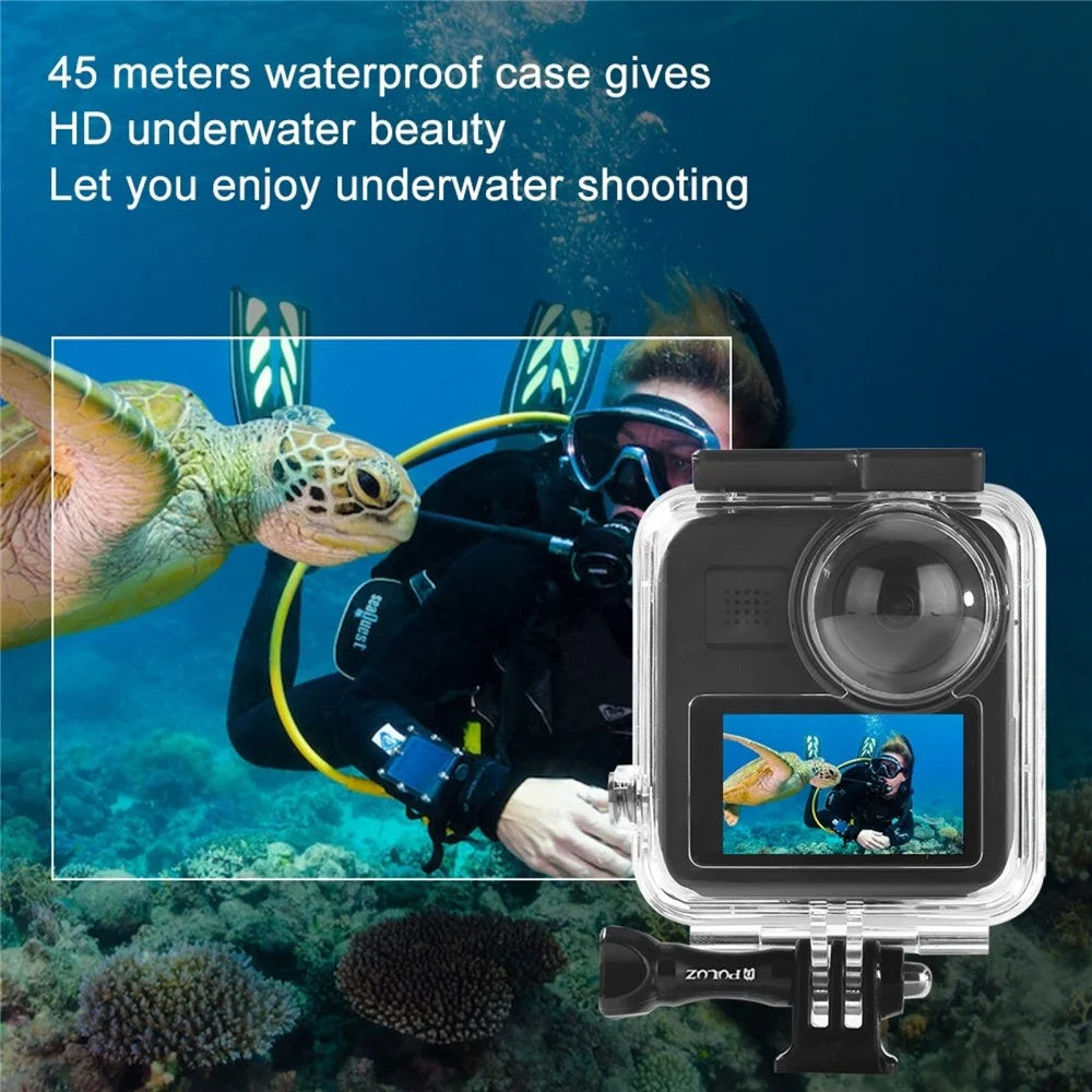 PULUZ PU466 For GoPro MAX Waterproof Case Panoramic Action Camera Protective Shell 45M Underwater - 6