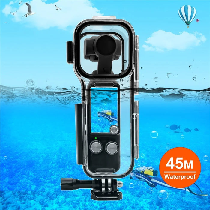 PULUZ PU967T For DJI Osmo Pocket 3 Waterproof Case 45m Underwater Action Camera Protective Housing Shell - 3