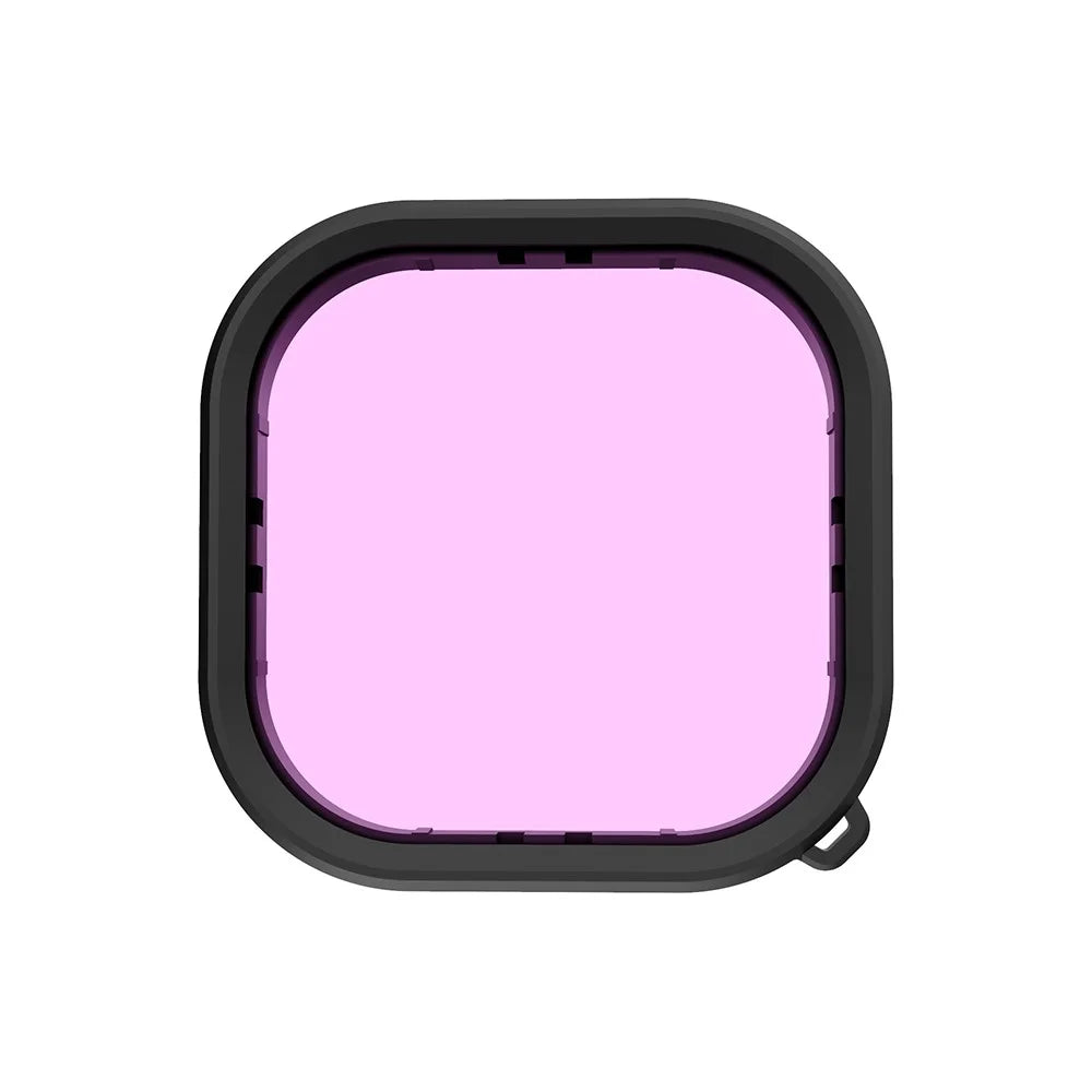 TELESIN GP-FLT-904 3 in 1 Waterproof Case Filters for GoPro Hero 9 / 10 / 11 Red / Pink / Purple Lens Filter Set - 2