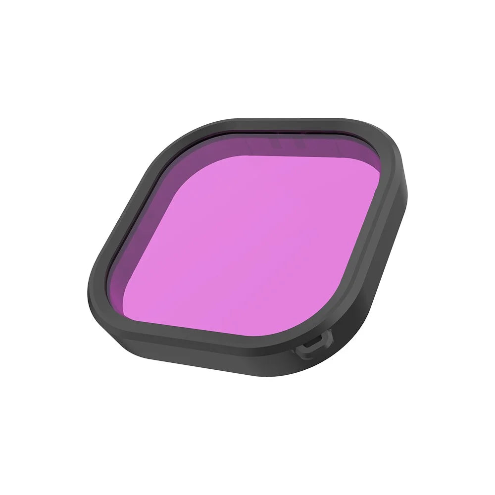 TELESIN GP-FLT-904 3 in 1 Waterproof Case Filters for GoPro Hero 9 / 10 / 11 Red / Pink / Purple Lens Filter Set - 4