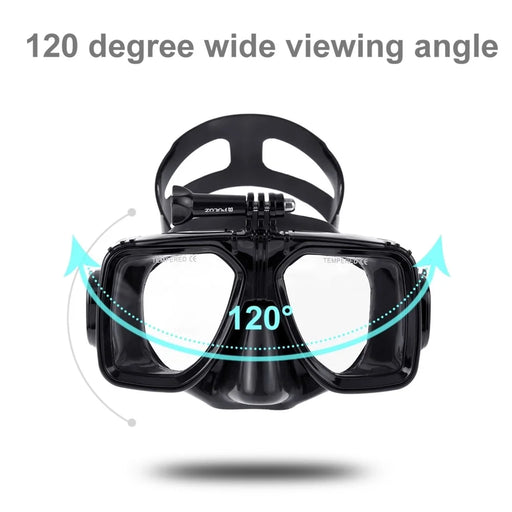 PULUZ PU401 Diving Goggles for GoPro Hero Series / Insta360 One R / DJI Osmo Action Camera Mount Anti Fog Glasses - 2