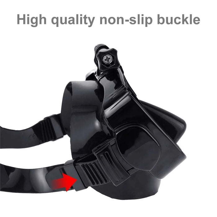 PULUZ PU401 Diving Goggles for GoPro Hero Series / Insta360 One R / DJI Osmo Action Camera Mount Anti Fog Glasses - 3