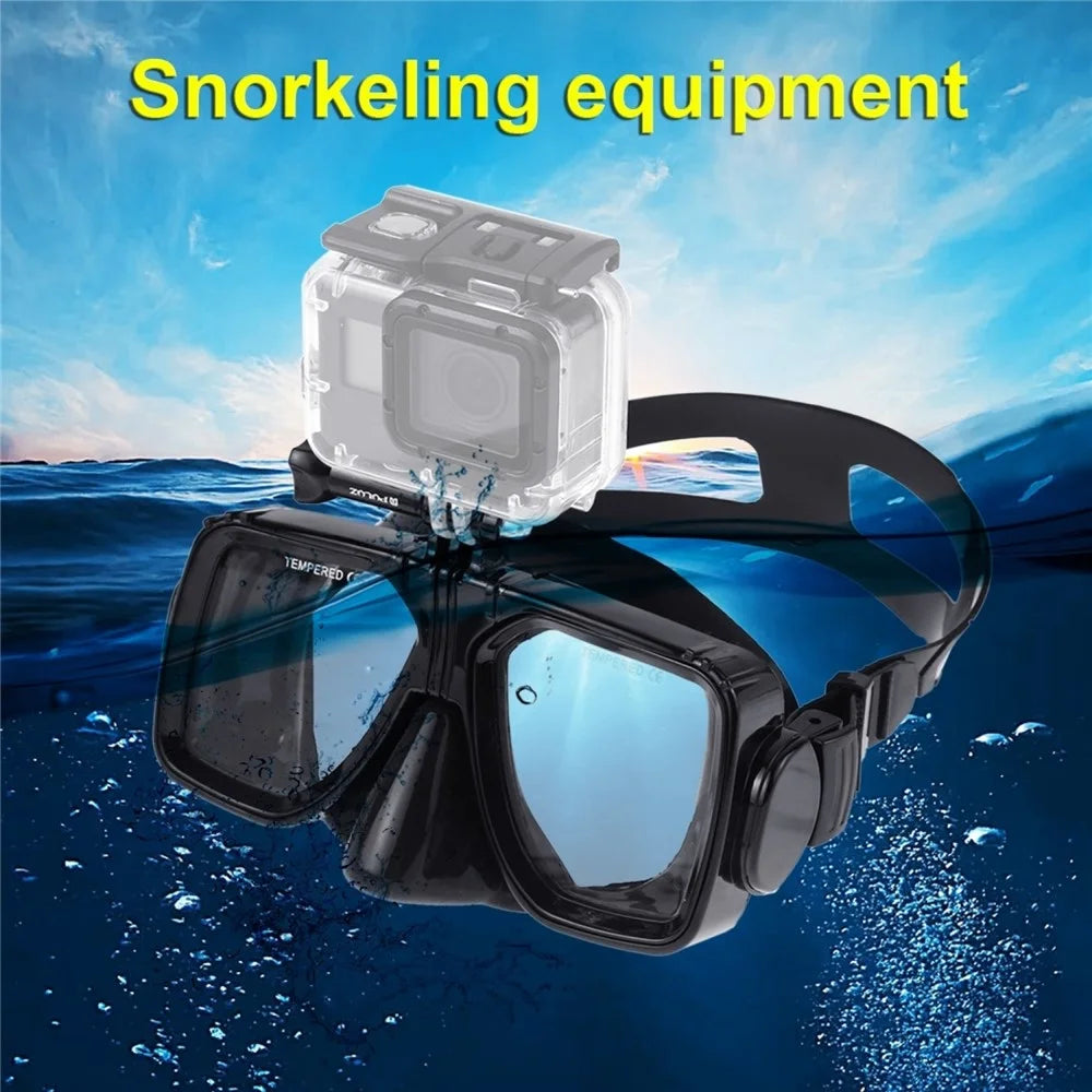 PULUZ PU401 Diving Goggles for GoPro Hero Series / Insta360 One R / DJI Osmo Action Camera Mount Anti Fog Glasses - 5