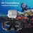 PULUZ PU401 Diving Goggles for GoPro Hero Series / Insta360 One R / DJI Osmo Action Camera Mount Anti Fog Glasses - 6
