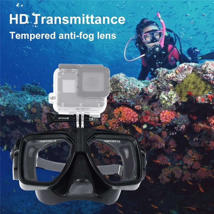PULUZ PU401 Diving Goggles for GoPro Hero Series / Insta360 One R / DJI Osmo Action Camera Mount Anti Fog Glasses - 6