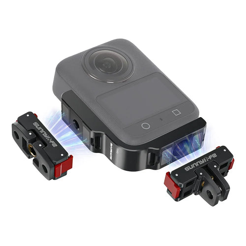 SUNNYLIFE OS-ZJ032 For DJI Osmo 360 Camera L-Type Vertical Horizontal Mount with Magnetic Expansion Adapter - 1