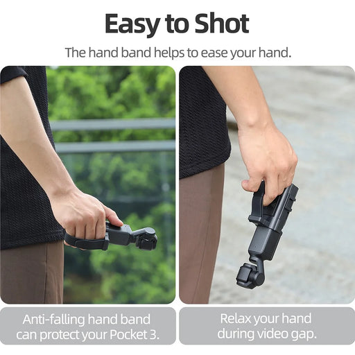 SUNNYLIFE OP3-MJ991 For DJI Osmo Pocket 3 Hand Band Magnetic Expansion Adapter Phone Teleprompter Holder Mount Extension Handle - 2