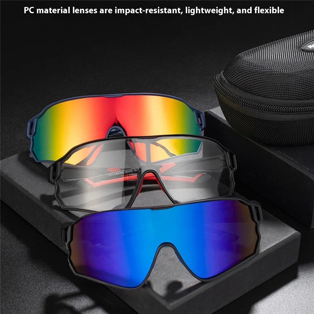 ROCKBROS Sports Glasses for Cycling Running Shatterproof PC Lens Windproof Polarized Sunglasses - 10134 - 7