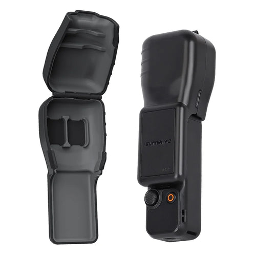 SUNNYLIFE For DJI Osmo Pocket 3 Camera Lens Screen Protective Case with Magnetic Storage Slot for Lens Filters - Black - 1