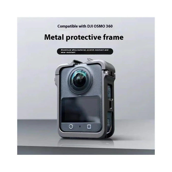 For DJI Osmo 360 Camera Quick Release Protective Frame Aluminum Alloy Cold Shoe Mount - 4