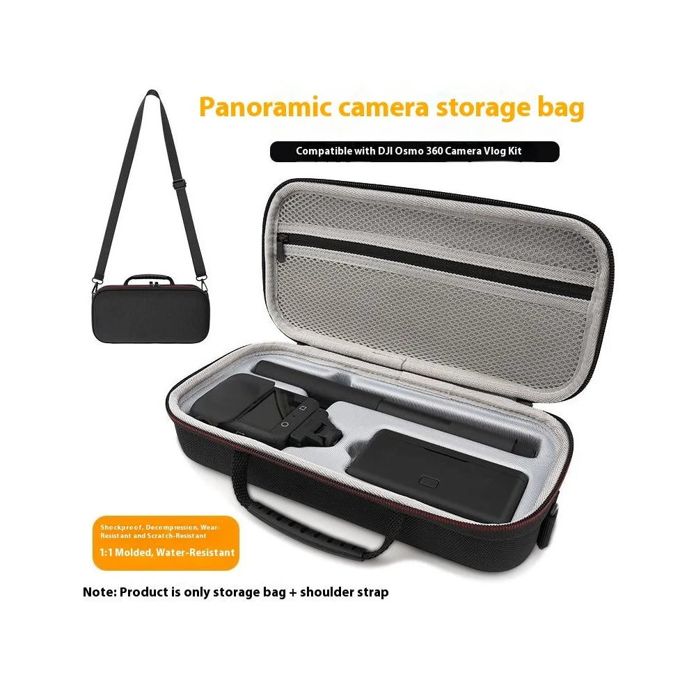 For DJI Osmo 360 Action Camera EVA Storage Case Shockproof Portable Carrying Bag - 2