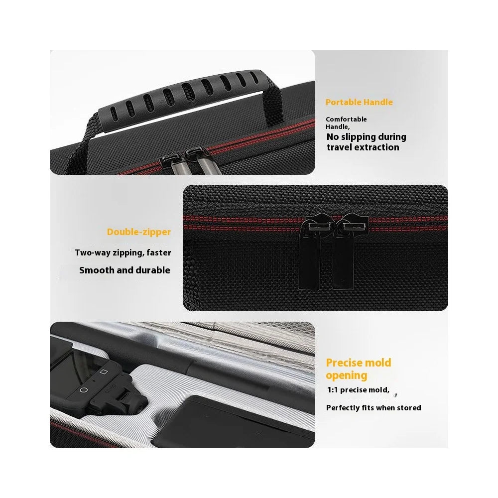 For DJI Osmo 360 Action Camera EVA Storage Case Shockproof Portable Carrying Bag - 6