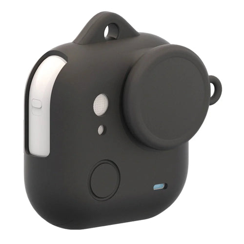 For Insta360 Go Ultra Action Camera Silicone Protective Case Shockproof Dustproof Anti Scratch Cover - Black - 1