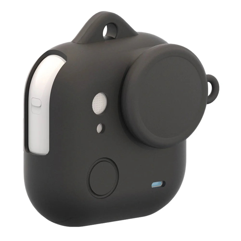 For Insta360 Go Ultra Action Camera Silicone Protective Case Shockproof Dustproof Anti Scratch Cover - Black - 1