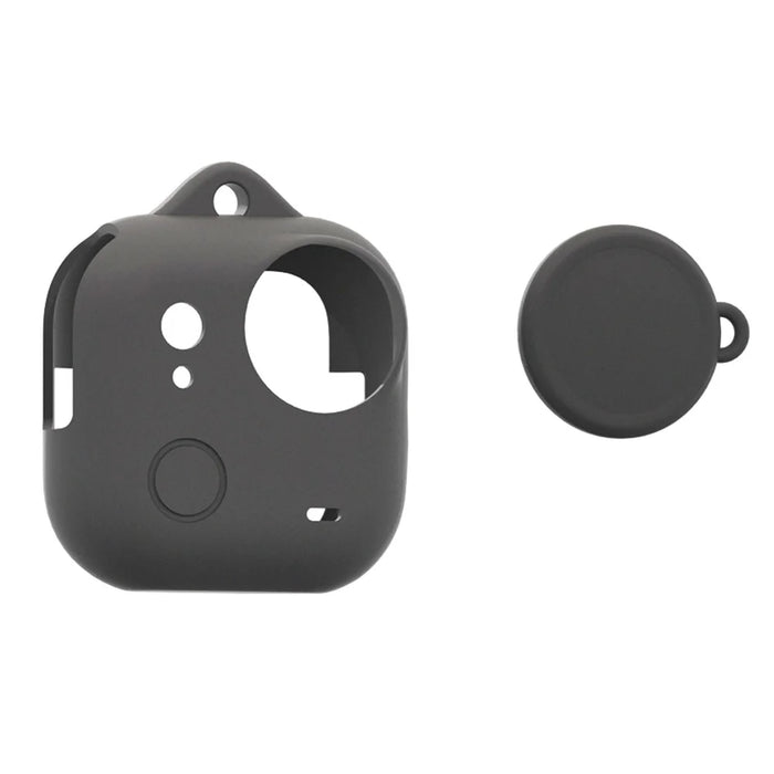 For Insta360 Go Ultra Action Camera Silicone Protective Case Shockproof Dustproof Anti Scratch Cover - Black - 4