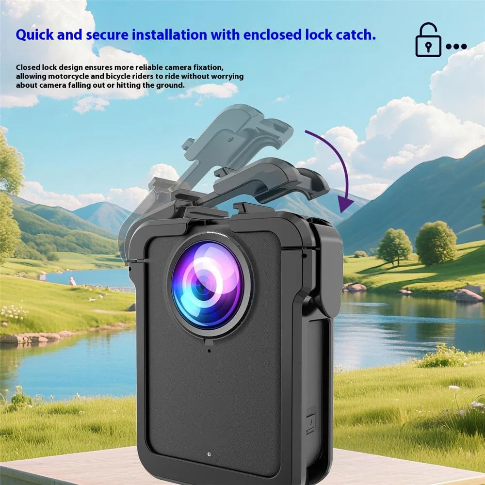 For DJI Osmo 360 Camera Cage Magnetic Quick Release Hard PC Protective Frame with 1 / 4" Adapter - 5