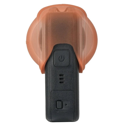 SUNNYLIFE OS-SG034 For DJI Osmo 360 Camera Lens Guard Anti Scratch Silicone Lens Protective Cover - Orange - 1