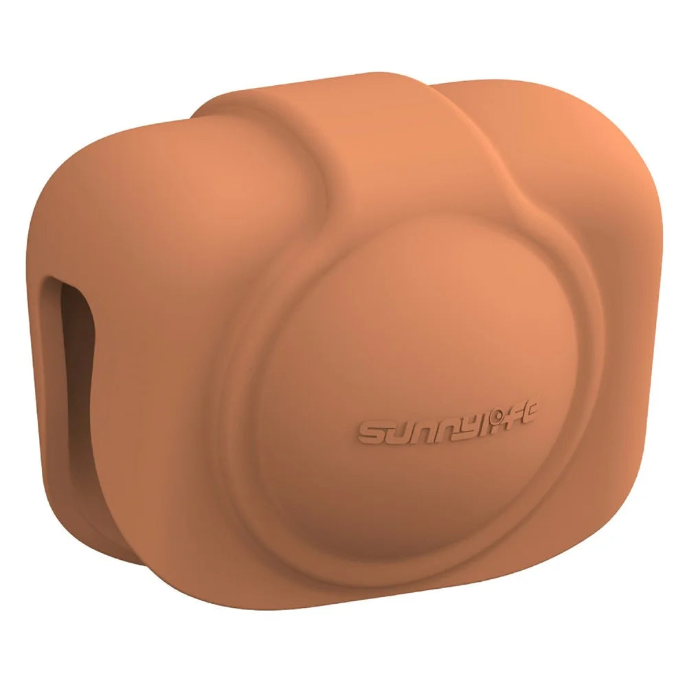 SUNNYLIFE OS-SG034 For DJI Osmo 360 Camera Lens Guard Anti Scratch Silicone Lens Protective Cover - Orange - 2