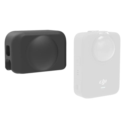 For DJI Osmo 360 Action Camera Lens Silicone Protective Case Anti Scratch Sleeve Cover Protector - Black - 1