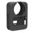 For DJI Osmo 360 Action Camera Silicone Case with Lens Cap Shockproof Protective Sleeve Cover - Black - 3