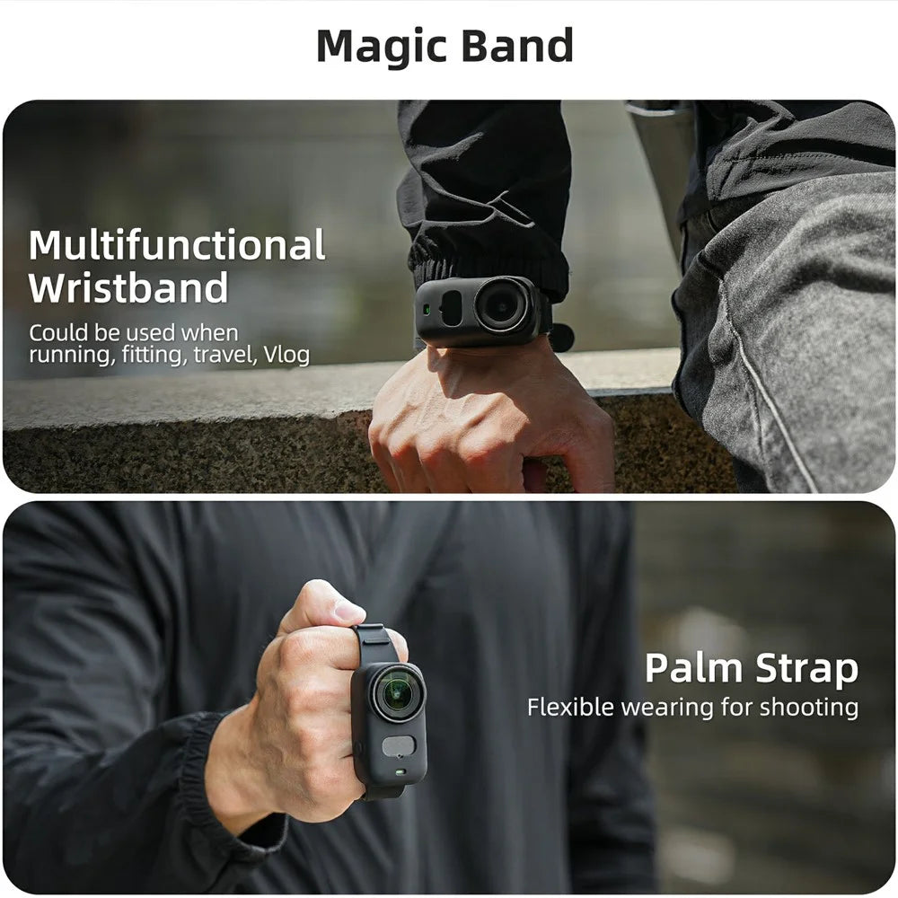 SUNNYLIFE ON-ZD050 Silicone Case for DJI Osmo Nano Action Camera Integrated Wristband Cover Multi-Functional Camera Accessory - 4
