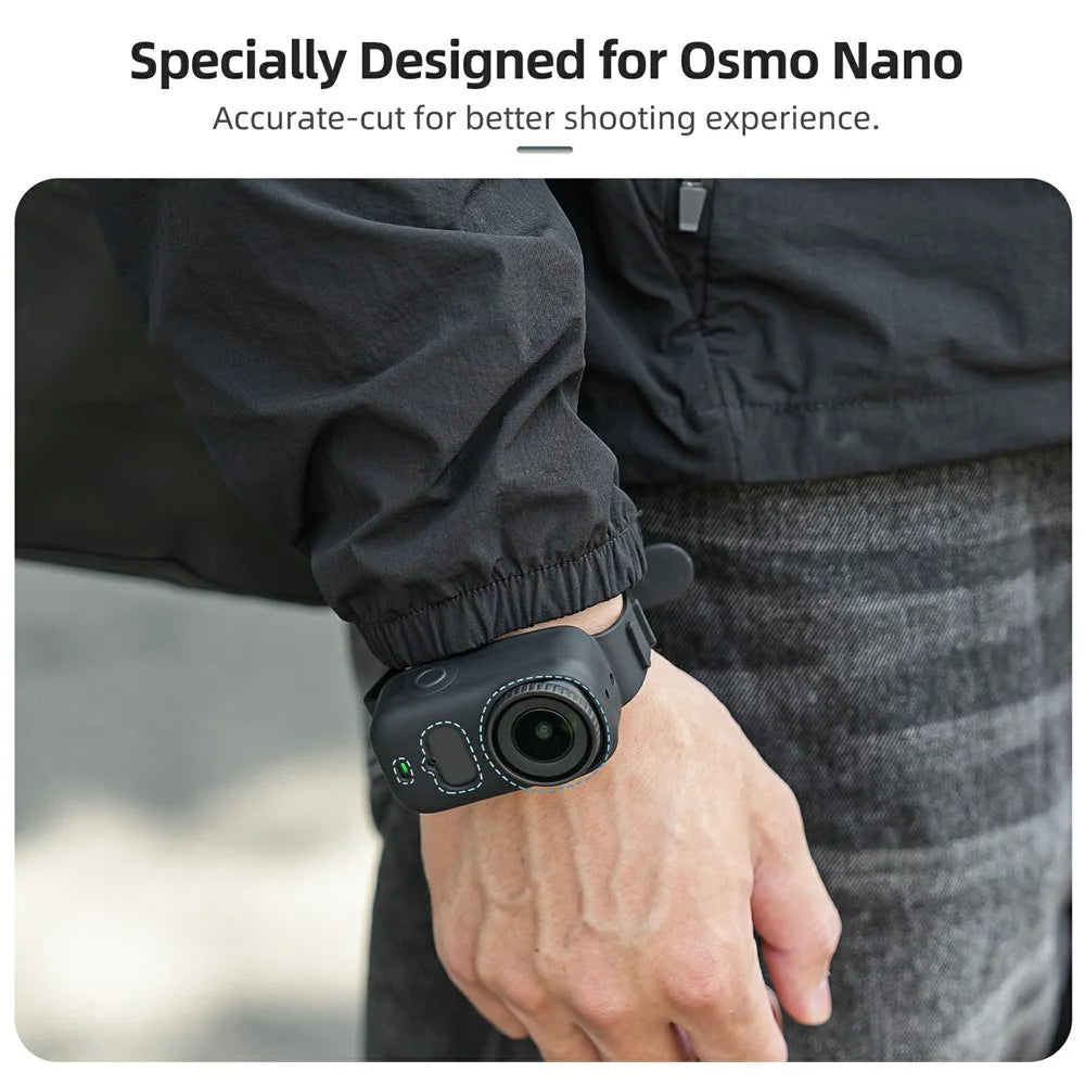 SUNNYLIFE ON-ZD050 Silicone Case for DJI Osmo Nano Action Camera Integrated Wristband Cover Multi-Functional Camera Accessory - 7