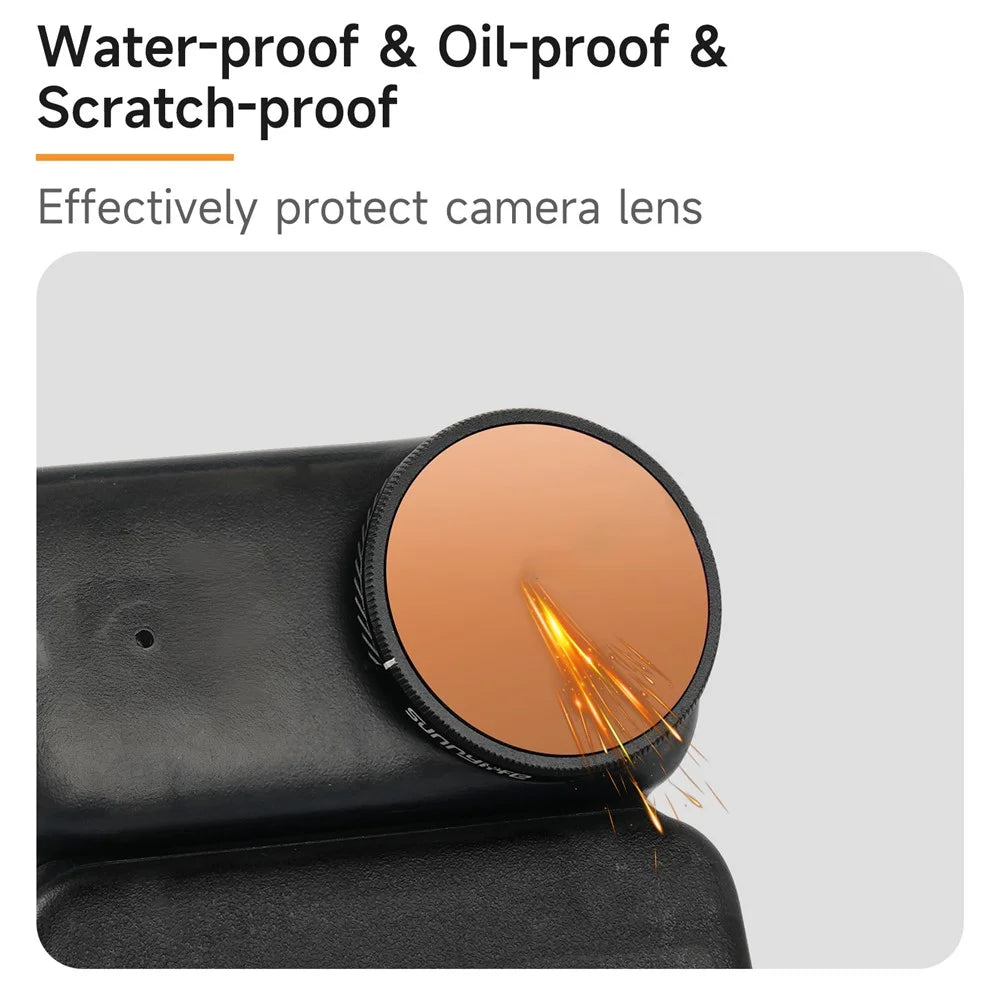 SUNNYLIFE ON-FI073 For DJI Osmo Nano ND / PL Filter Aluminum Frame Optical Glass Lens Drone Filter - ND8 / PL - 4