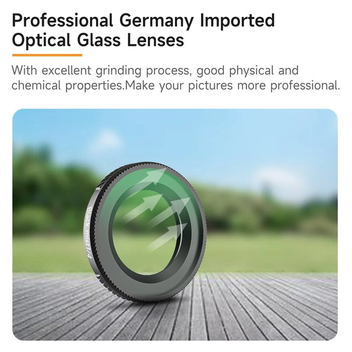 SUNNYLIFE ON-FI075 For DJI Osmo Nano 1 / 4 Black Mist Filter Aluminum Frame Optical Glass Lens Drone Filter - 3