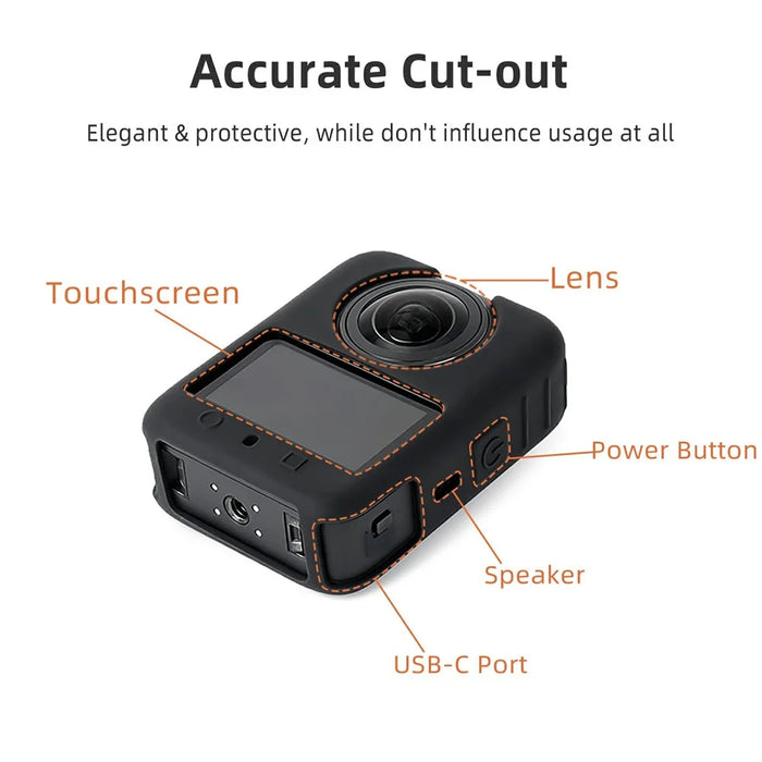 SUNNYLIFE OS-BHT036 For DJI Osmo 360 Silicone Case Action Camera Protective Cover - 4