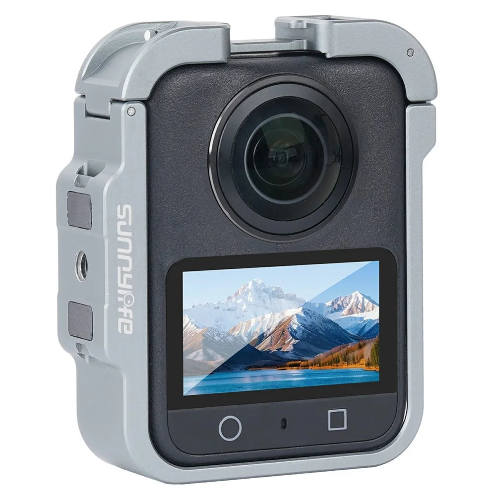 SUNNYLIFE OS-BK040 For DJI Osmo 360 Metal Frame Cage Vertical / Horizontal Shooting Camera Protective Cover - 1