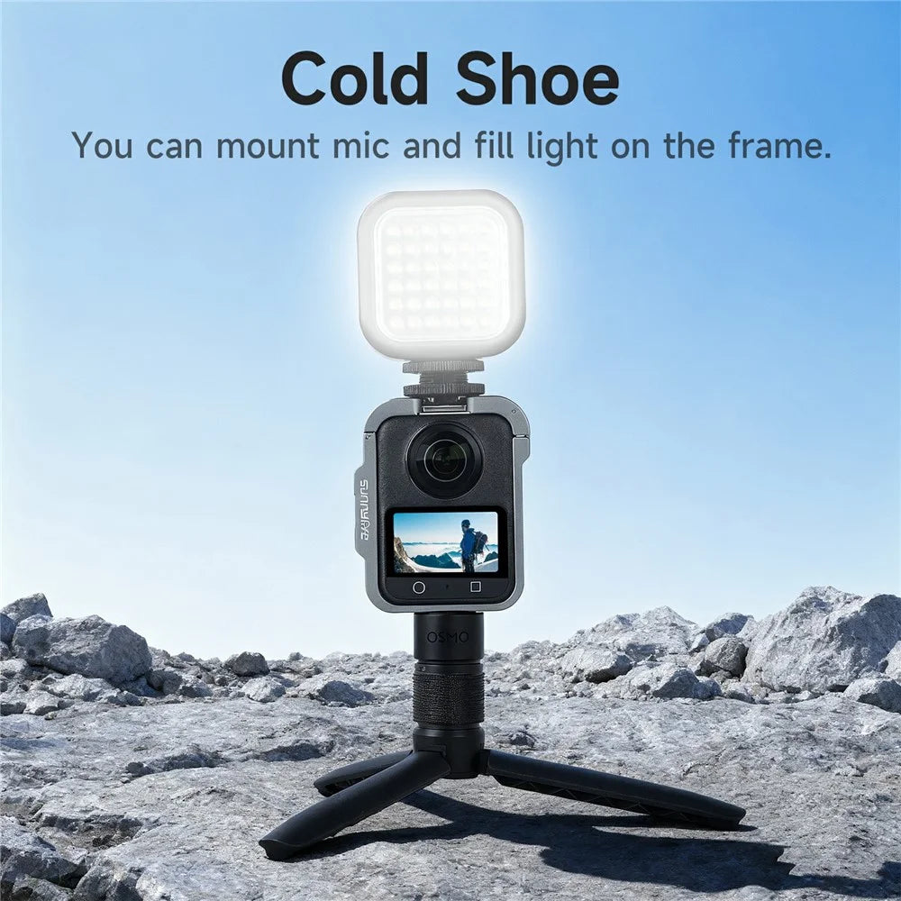 SUNNYLIFE OS-BK040 For DJI Osmo 360 Metal Frame Cage Vertical / Horizontal Shooting Camera Protective Cover - 7