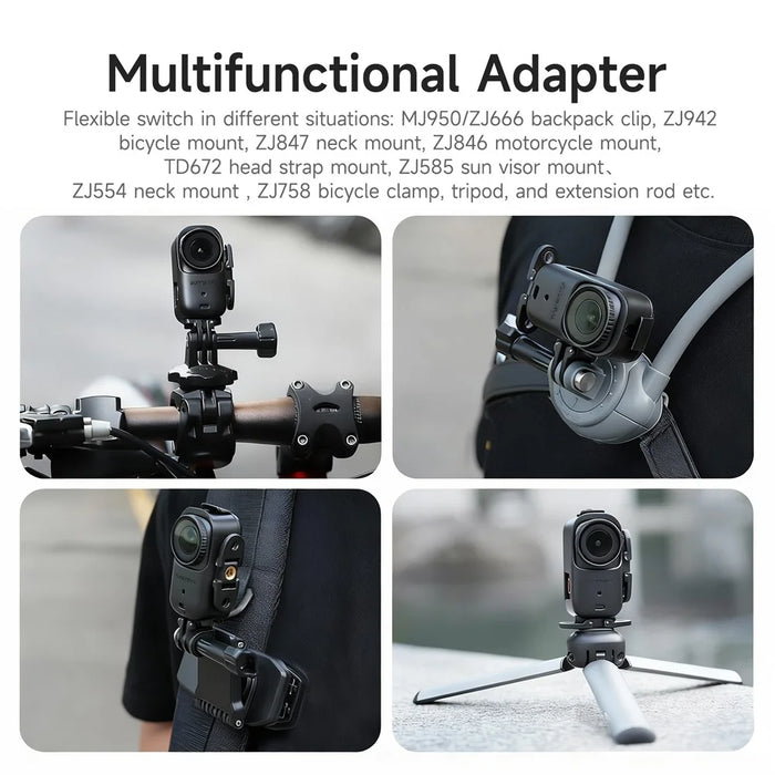 SUNNYLIFE ON-BK065 For DJI Osmo Nano Protective Frame Horizontal / Vertical Camera Adapter Mount - 6